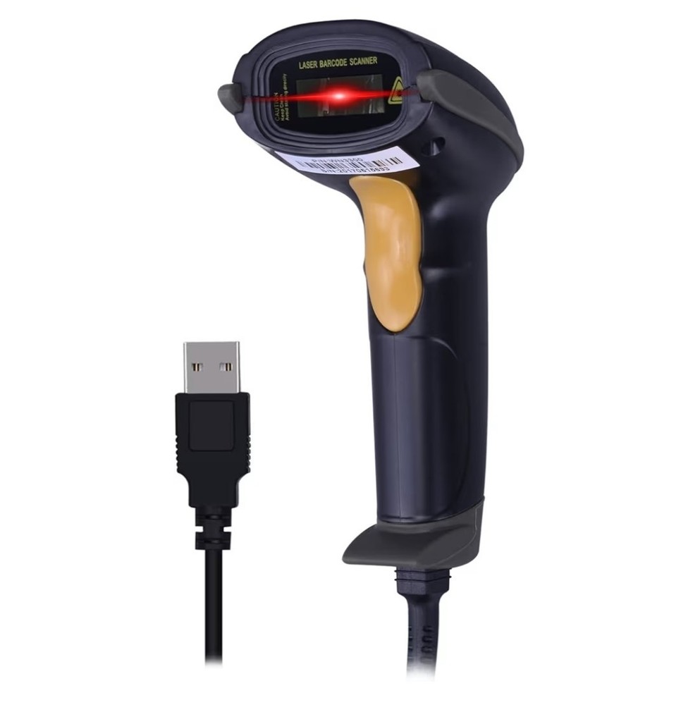 WoneNice Barcode Scanner USB Black WN3300