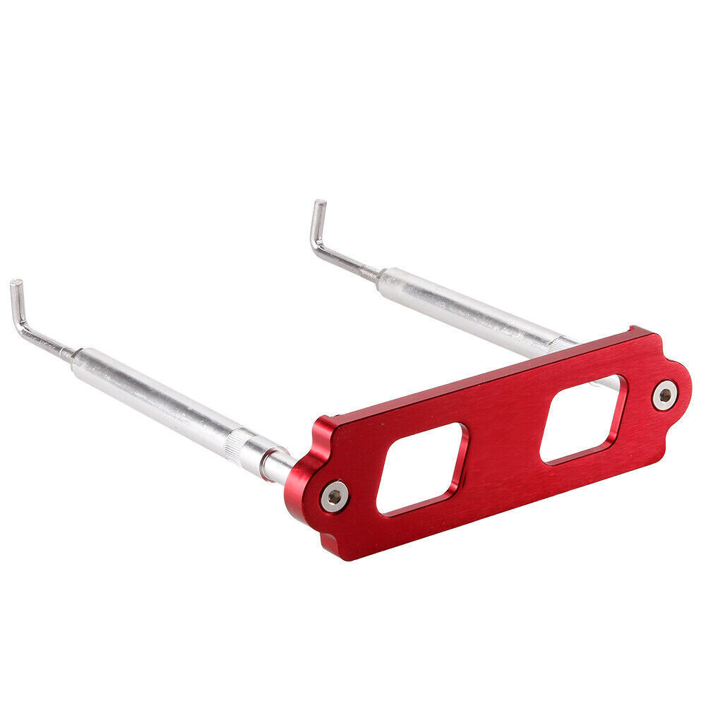 Mugen Red Oil Filler Cap Radiator Cap Cover Battery Tie Down w/ Hooks For Honda