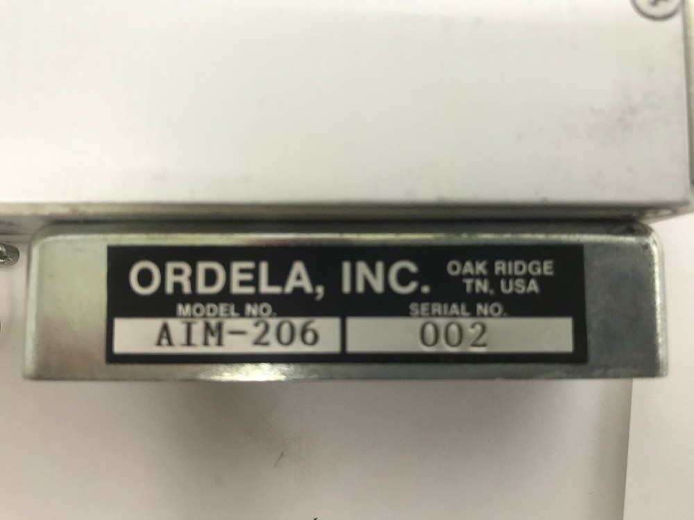 Ordela AIM 206 Position Decoder Nim Bin Plug-In Module