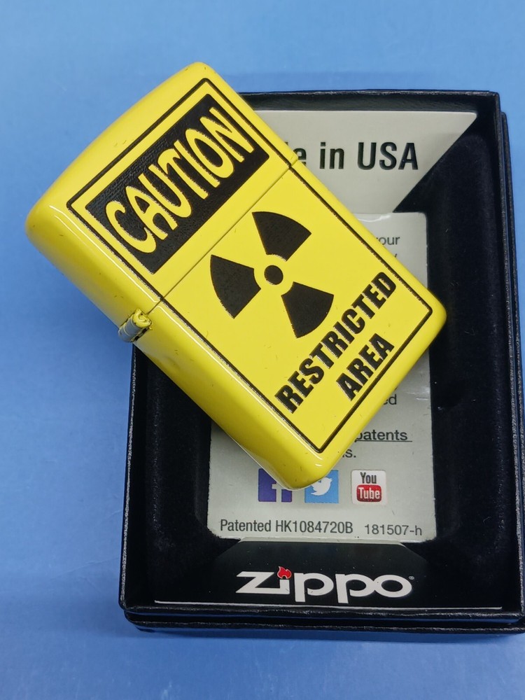Zippo 28318 Caution Lemon Finished