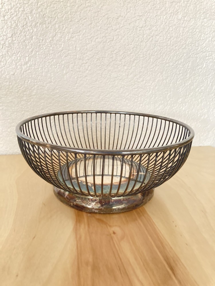 Gorham Silverplate EP Electro Plated YC-741 Italy Mid Centuty Modern Bowl 8”