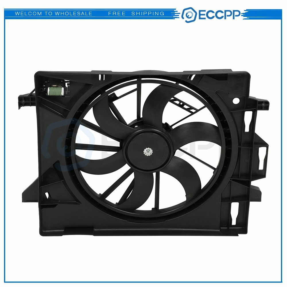Radiator Cooling Fan Assembly For 2008 2009 2010-2016 Chrysler Town & Country