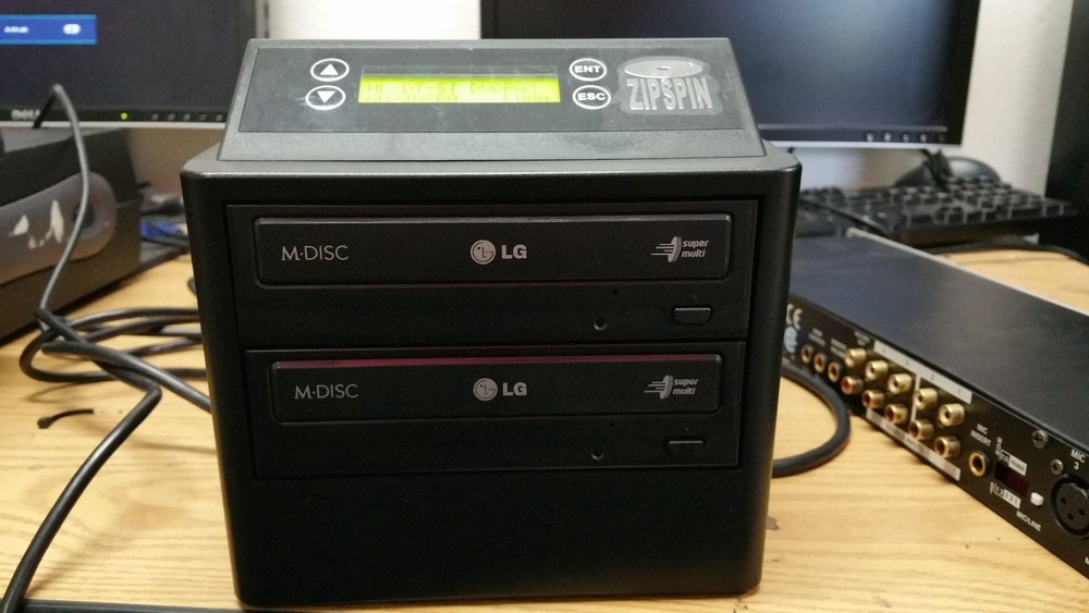 ZIPSPIN CD121-LGMF DVD/CD Duplicator