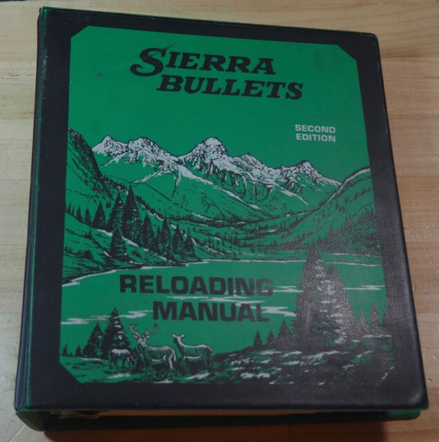 Sierra Bullets Reloading Manual-2nd Edition-HARD Binder Type-NOS