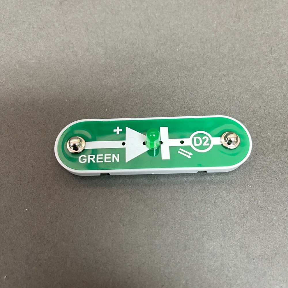 Snap Circuits by Elenco D2 Green Light Emitting Diode LED Replacement Part