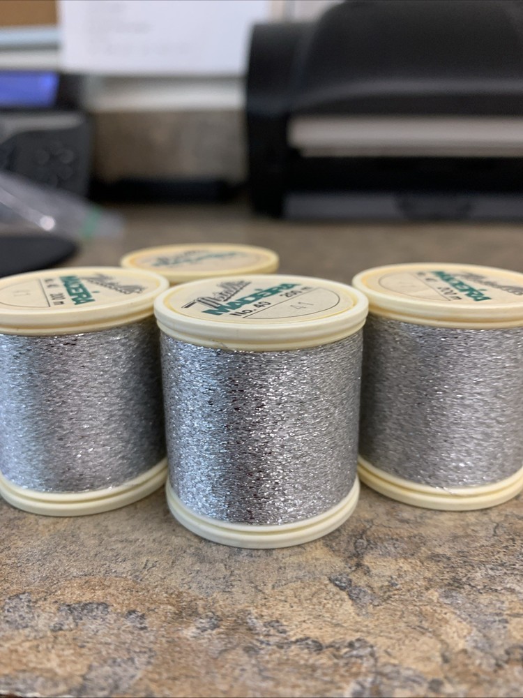 4 Spools MADEIRA Metallic Polyester Embroidery Thread 200M, # 41
