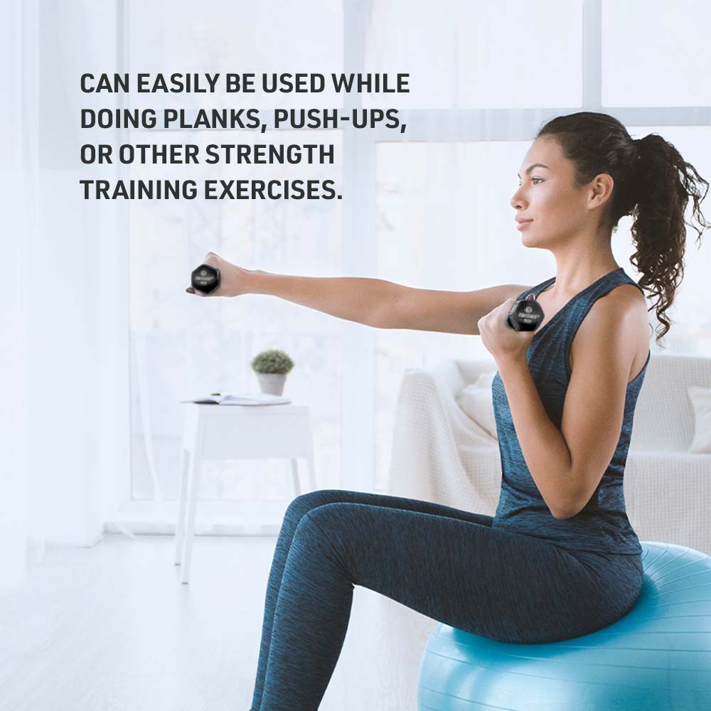 Body Sport Neoprene Dumbbell Weight - Latex-Free, Strength Training Equipment