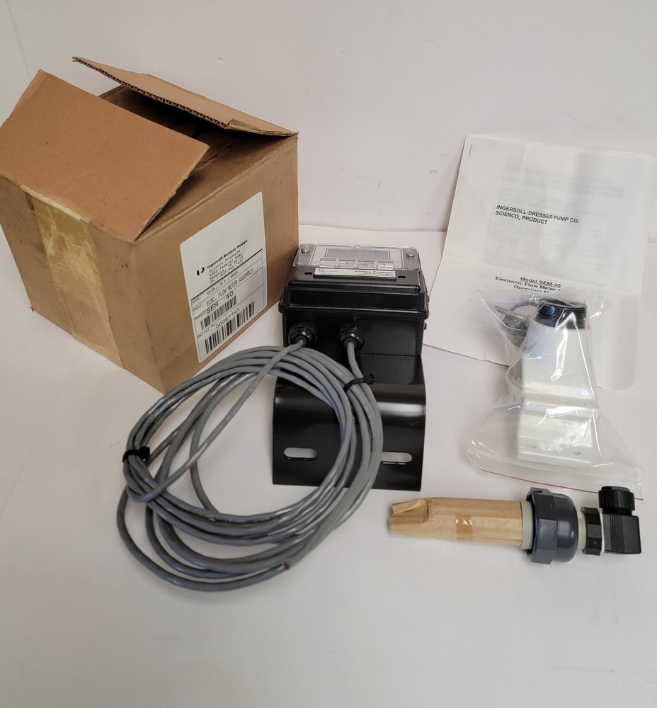 INGERSOLL ELECTRIC FLOW METER ASSEMBLY SEM 30/40.