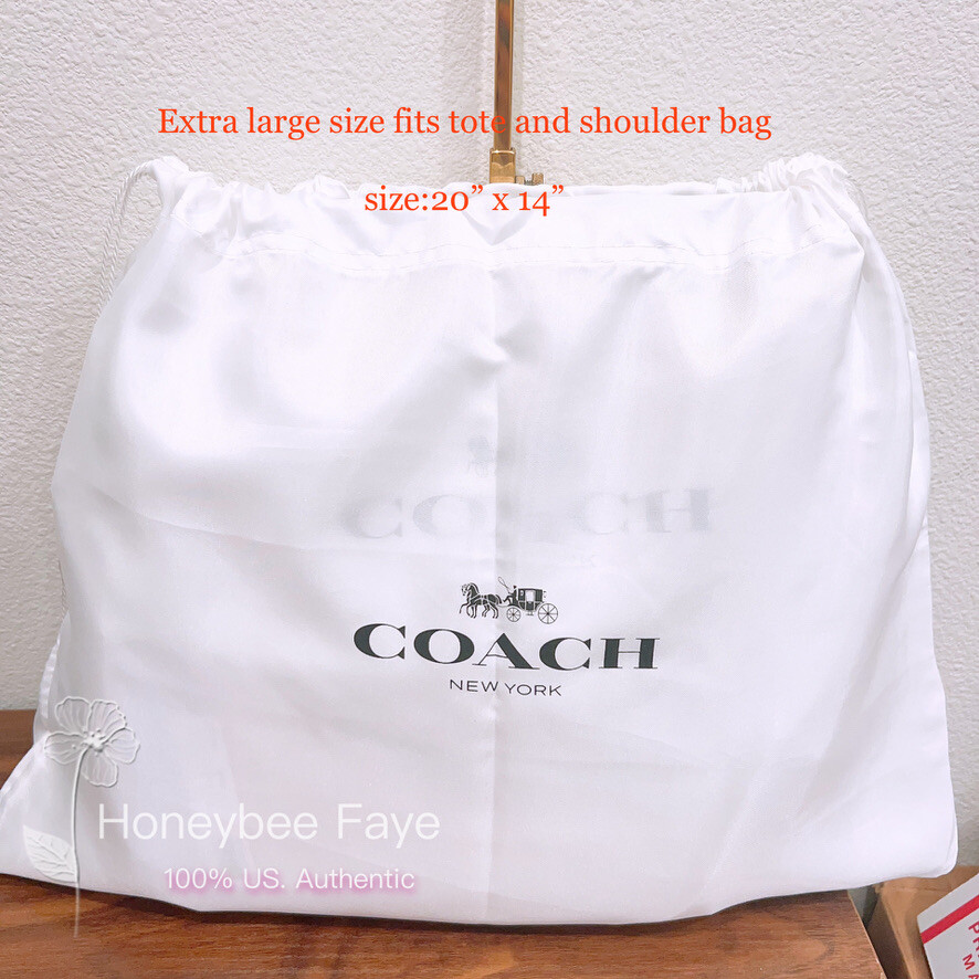 New Coach Retail 100% authentic silk dust bag