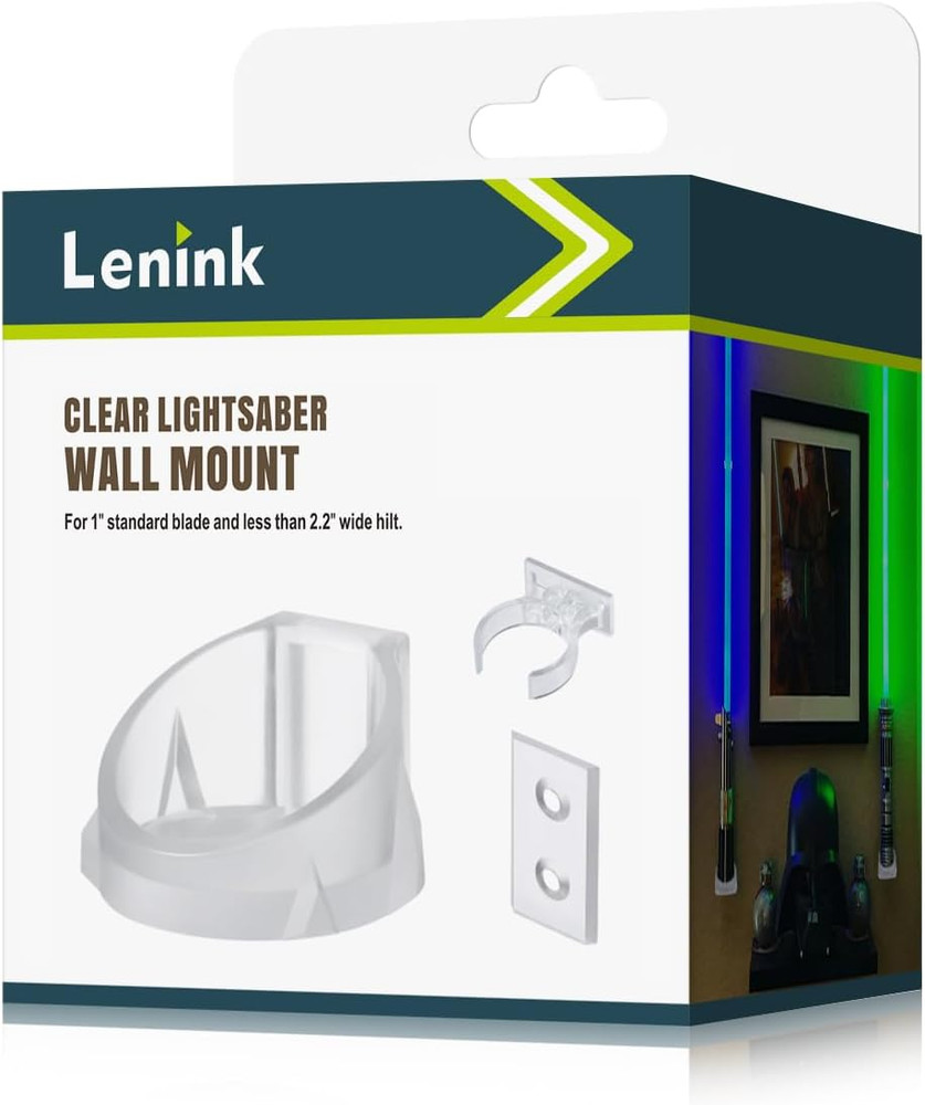 1 Pack Clear Lightsaber Wall Mount Lightsaber Holder Rack Compatible wit
