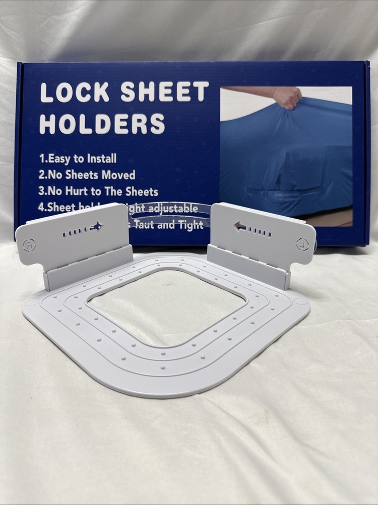 Sheet Holders for Bed Corners Fasteners Keep Sheets Secure Fitted Sheet Holders