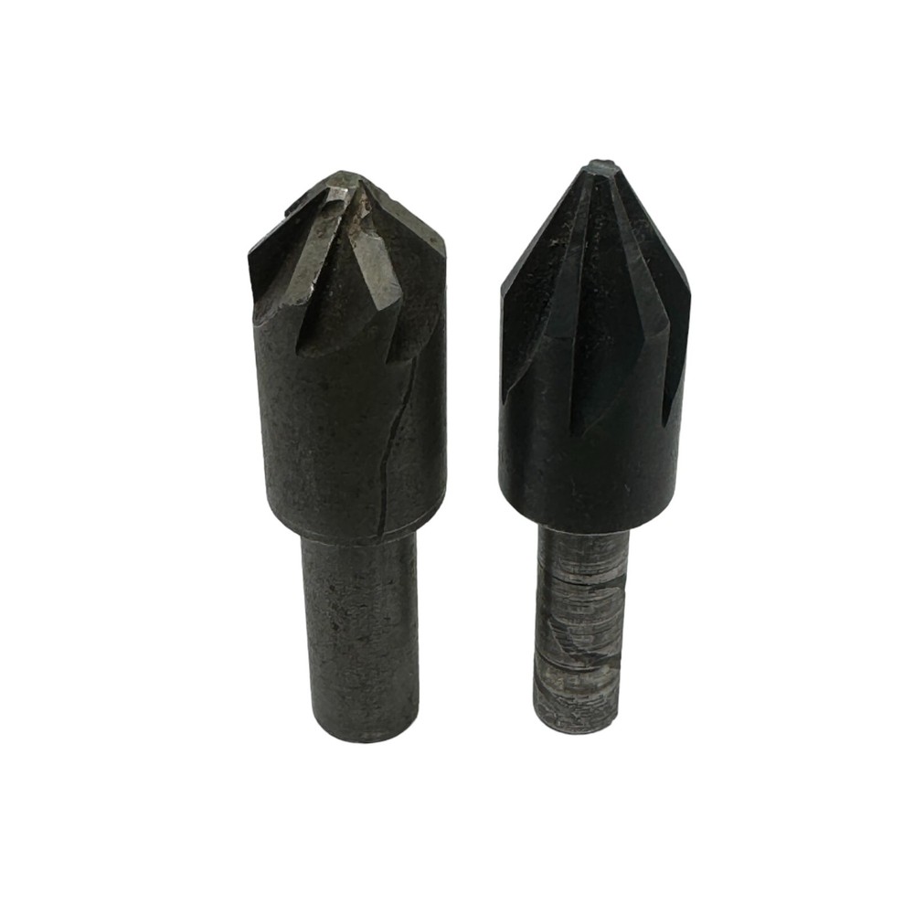 Lot of 2 Generic 3/4" Cutting Diameter Countersinks