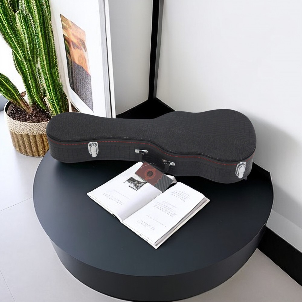 26-Inch Ukulele Hardshell Case - Molded To Body​, ​Python Embossed Texture & PVC