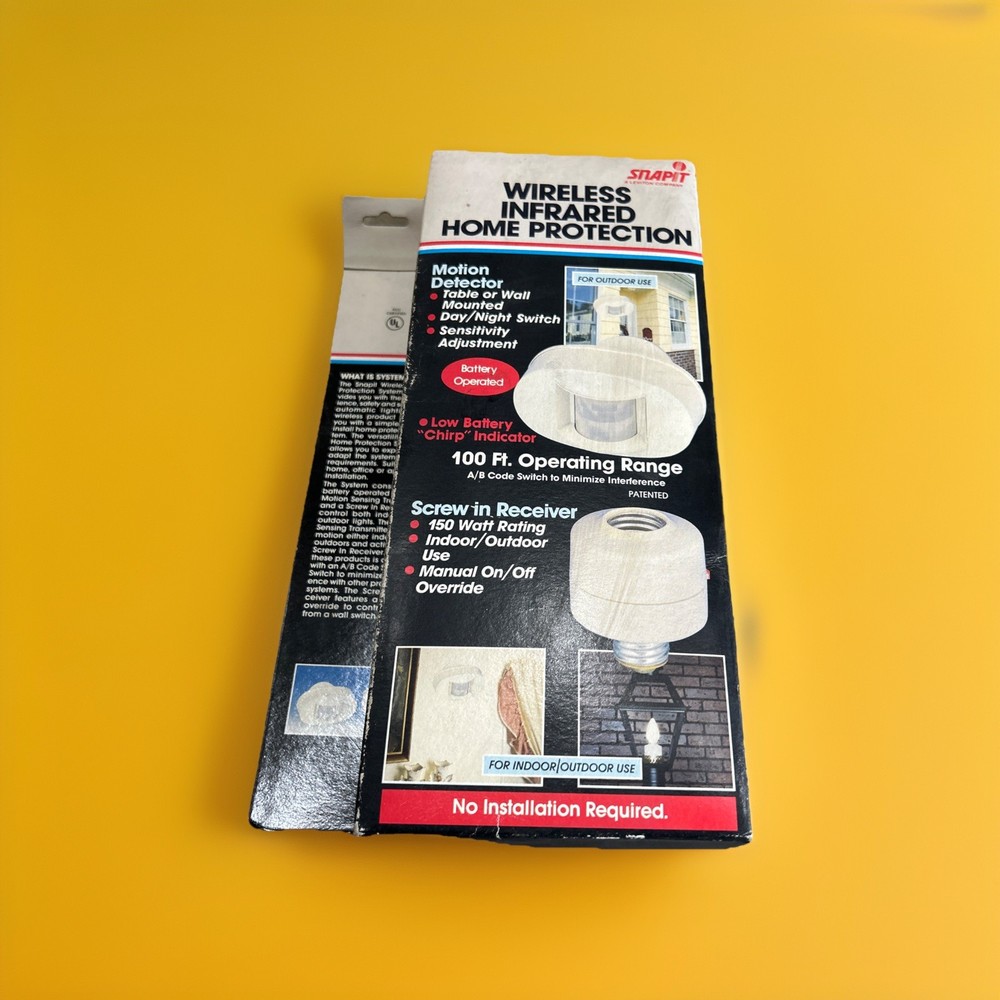 🔥Snap-It Leviton 51182 Wireless Infrared Home Protection System ~ 1 Unit
