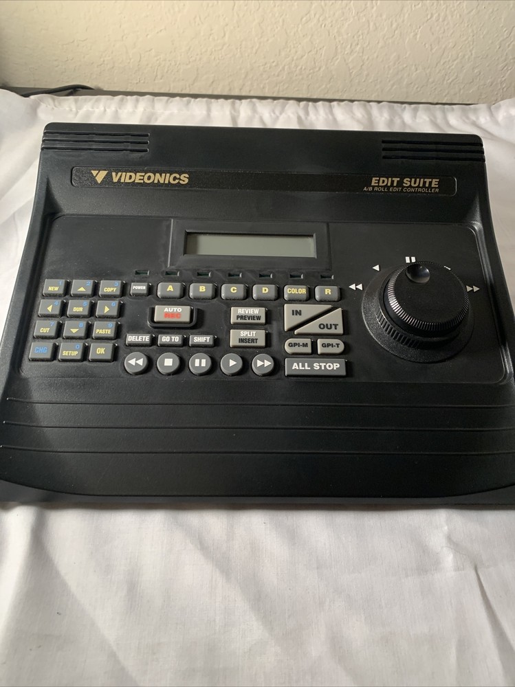 Videonics AB-1 Edit Suite A/B Roll Edit Controller Video Editor COMPLETE In BOX