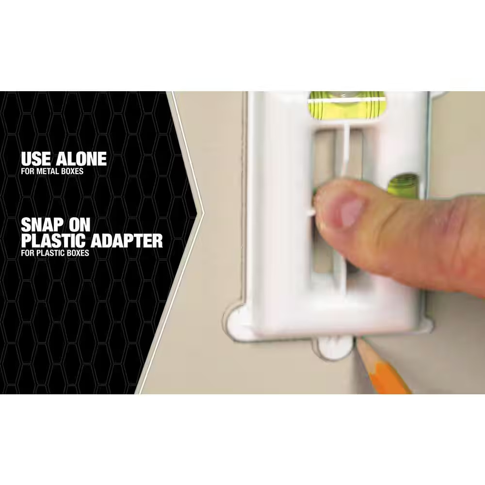 Metal or Plastic Old Work Box Tracer Tool