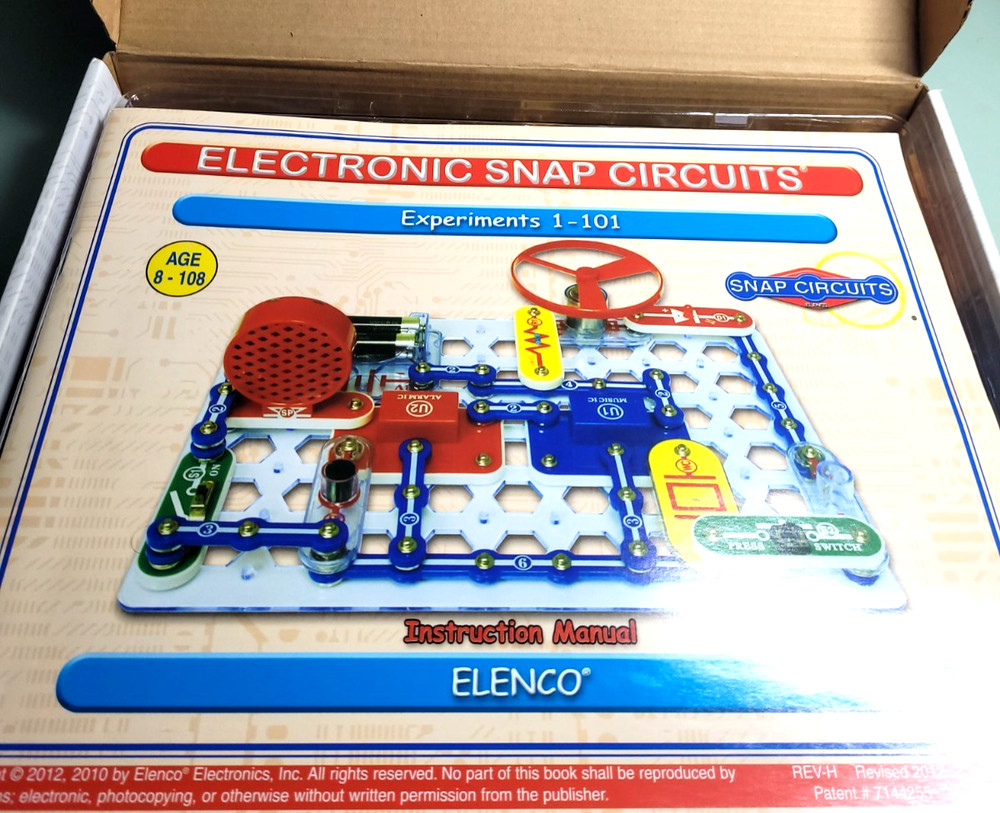 2x Sets Snap Circuits XP 2011 Microcomputer Kit SCXP-50 Elenco New + SC-100 Used