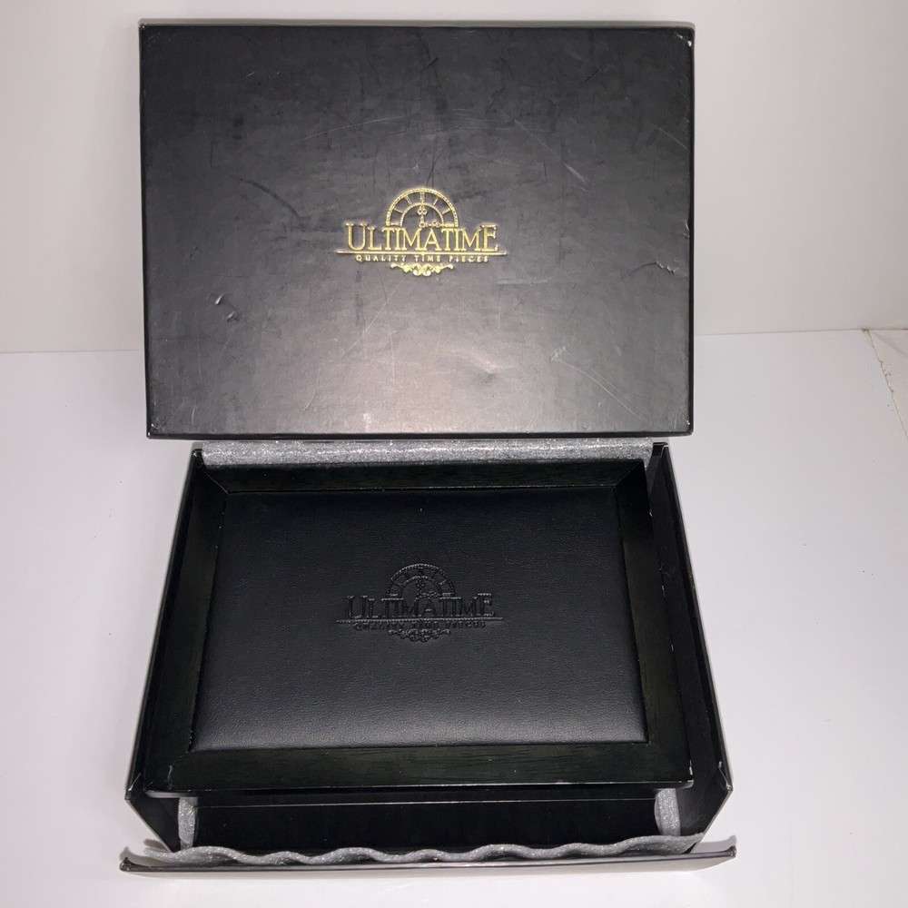 Rare  ULTIMATIME Watch Box (Empty) Black Presentation Box Only!