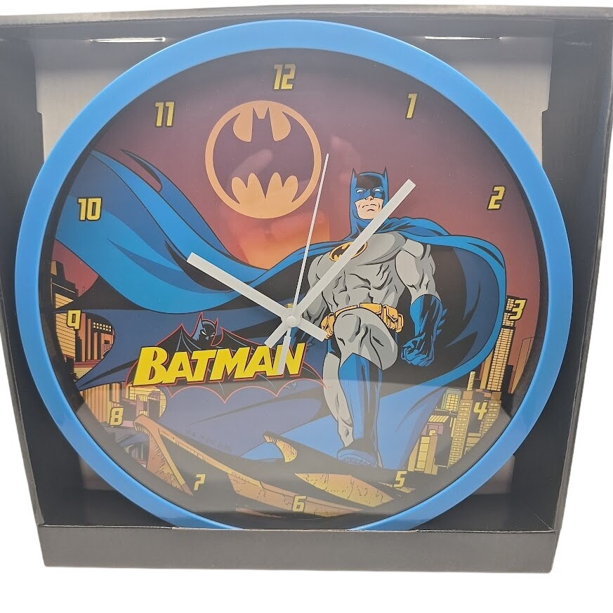 Batman Comic Style 12" Analog Wall Clock DC Comics Decorative Home Decor