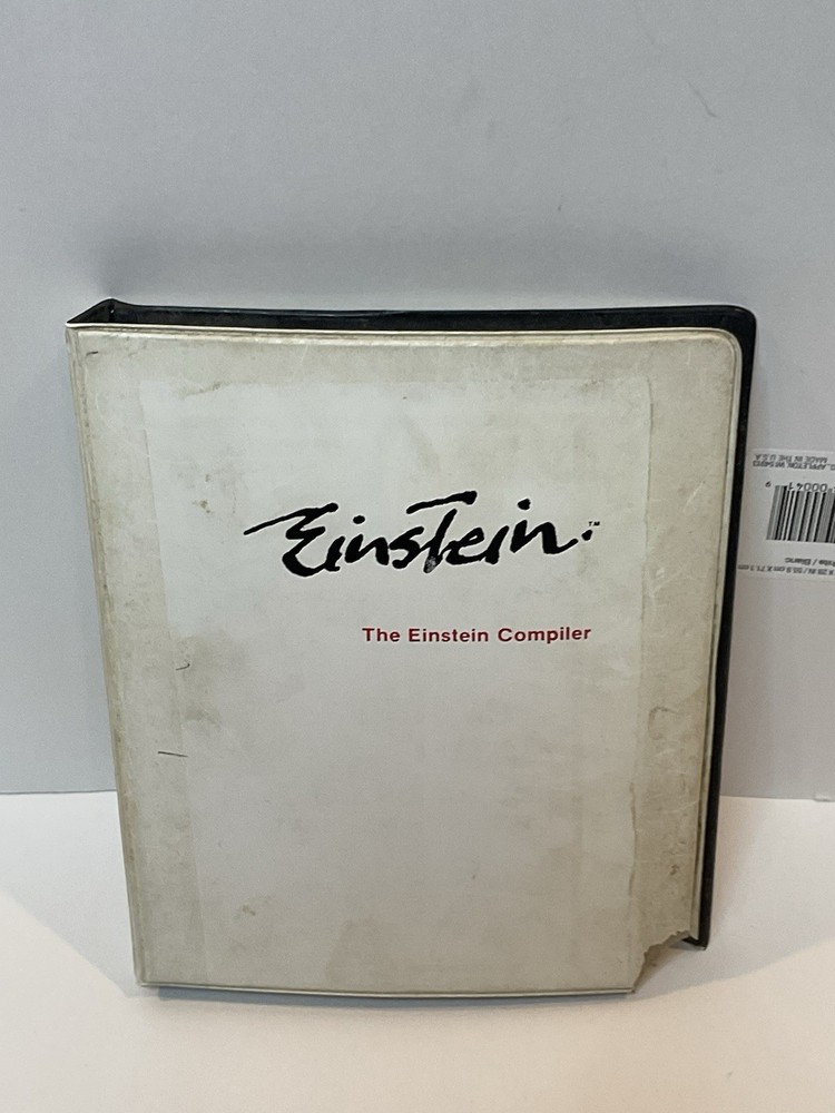 Vintage Apple II IIe IIc Software Einstein  The Compiler