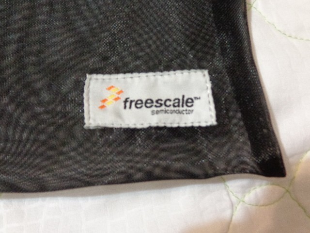 Black Mesh Zipper Document Pouch File Storage, Freescale
