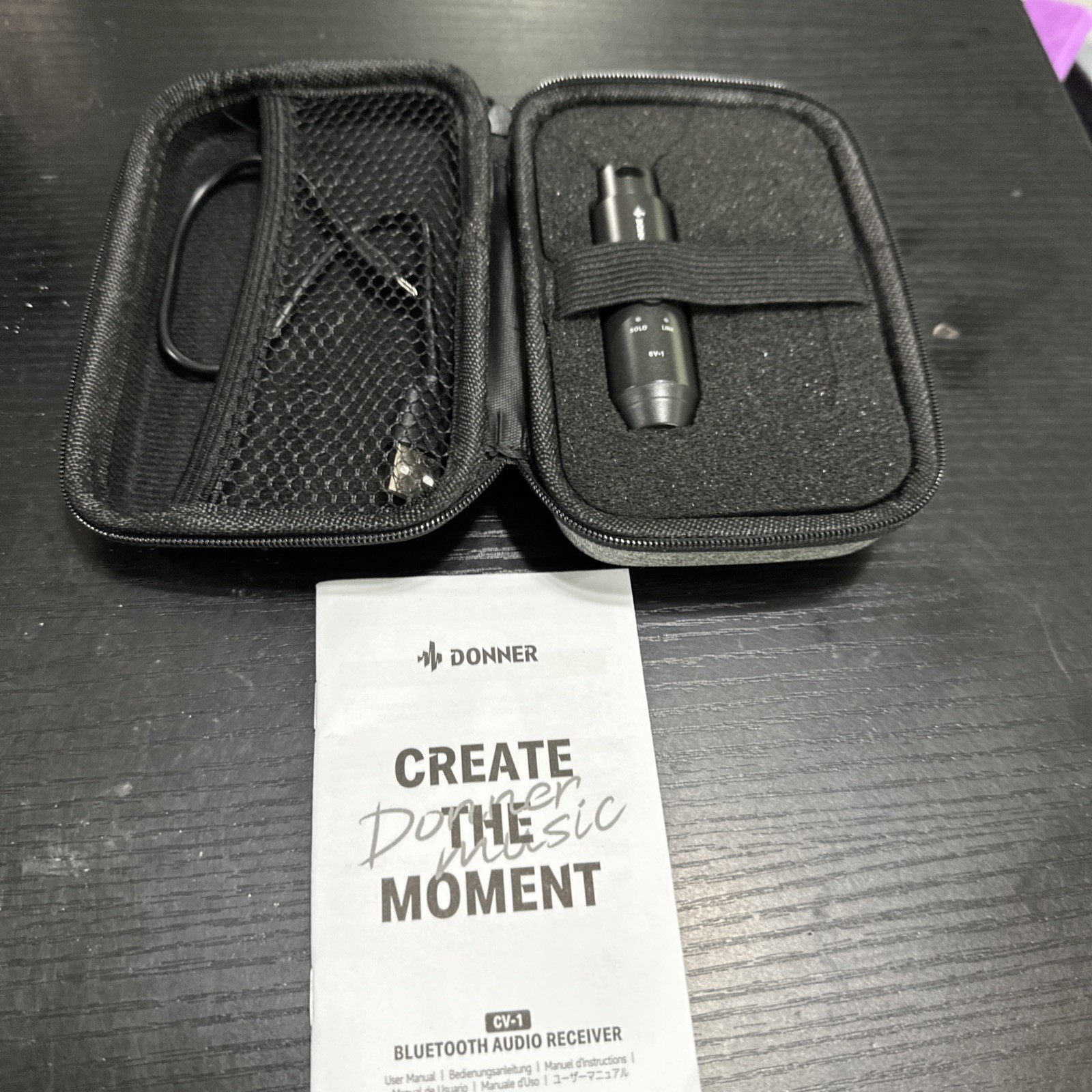 Donner CV1 XLR Bluetooth Receiver Wireless Bluetooth Adapter Speakers PA Systems