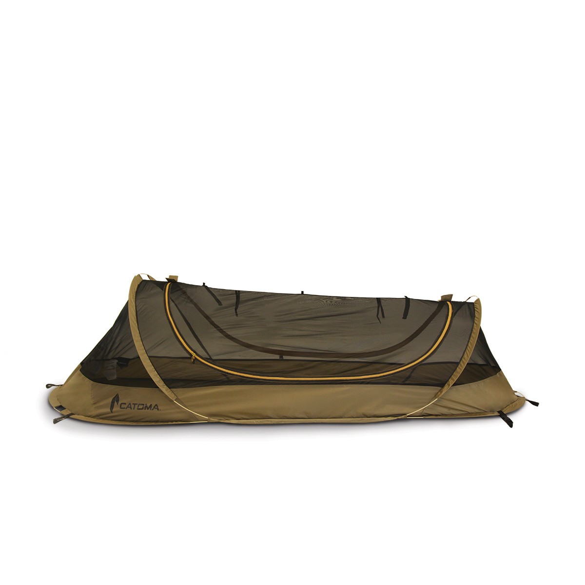 Catoma Burrow IBNS Tactical Pop-Up Tent BedNet w/ Rainfly Coyote Brown 64588
