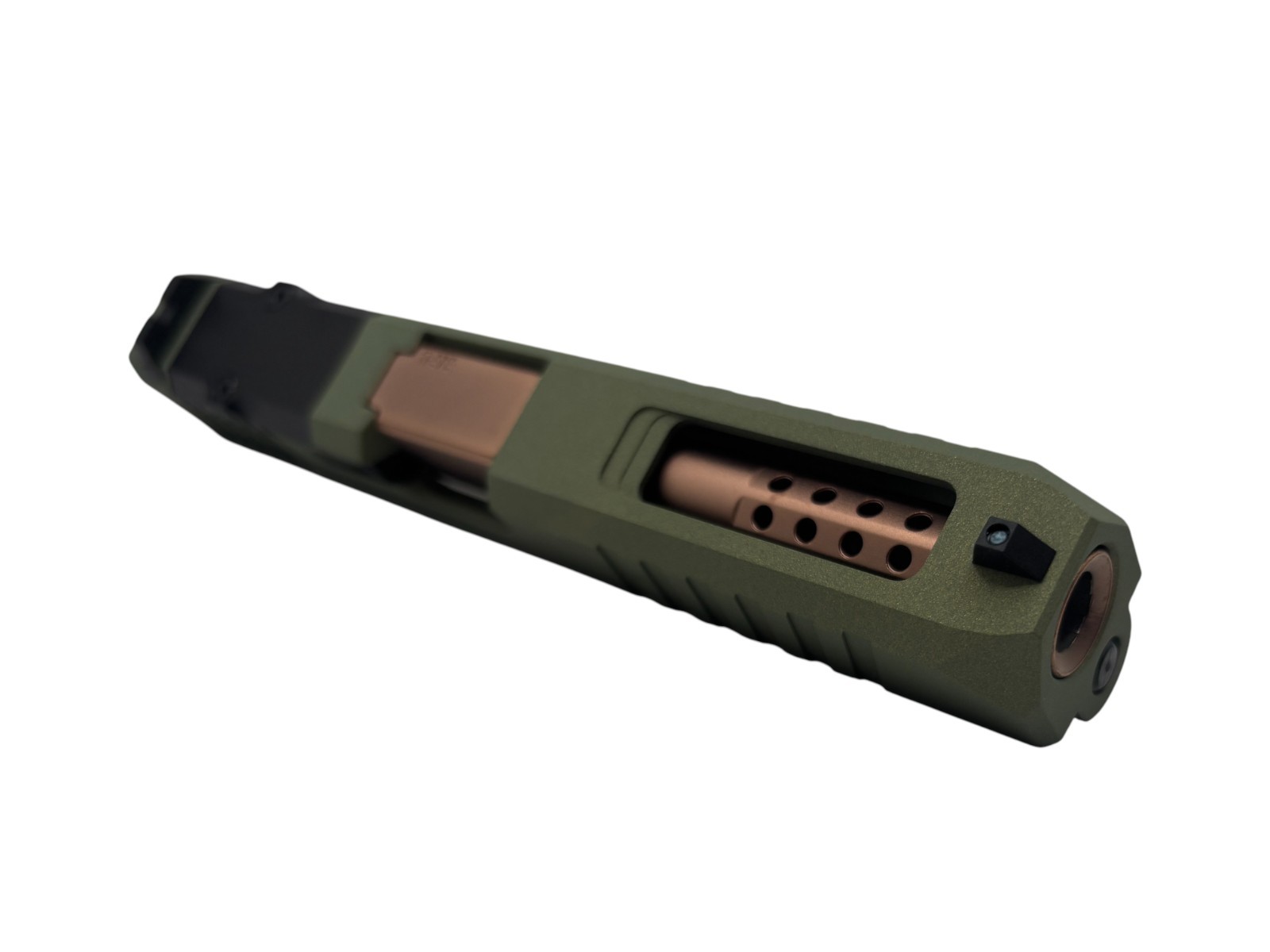 Turbo For G17 custom Slide Gen3NEW Cerakote Crocodile Complete W/ Copper Ported