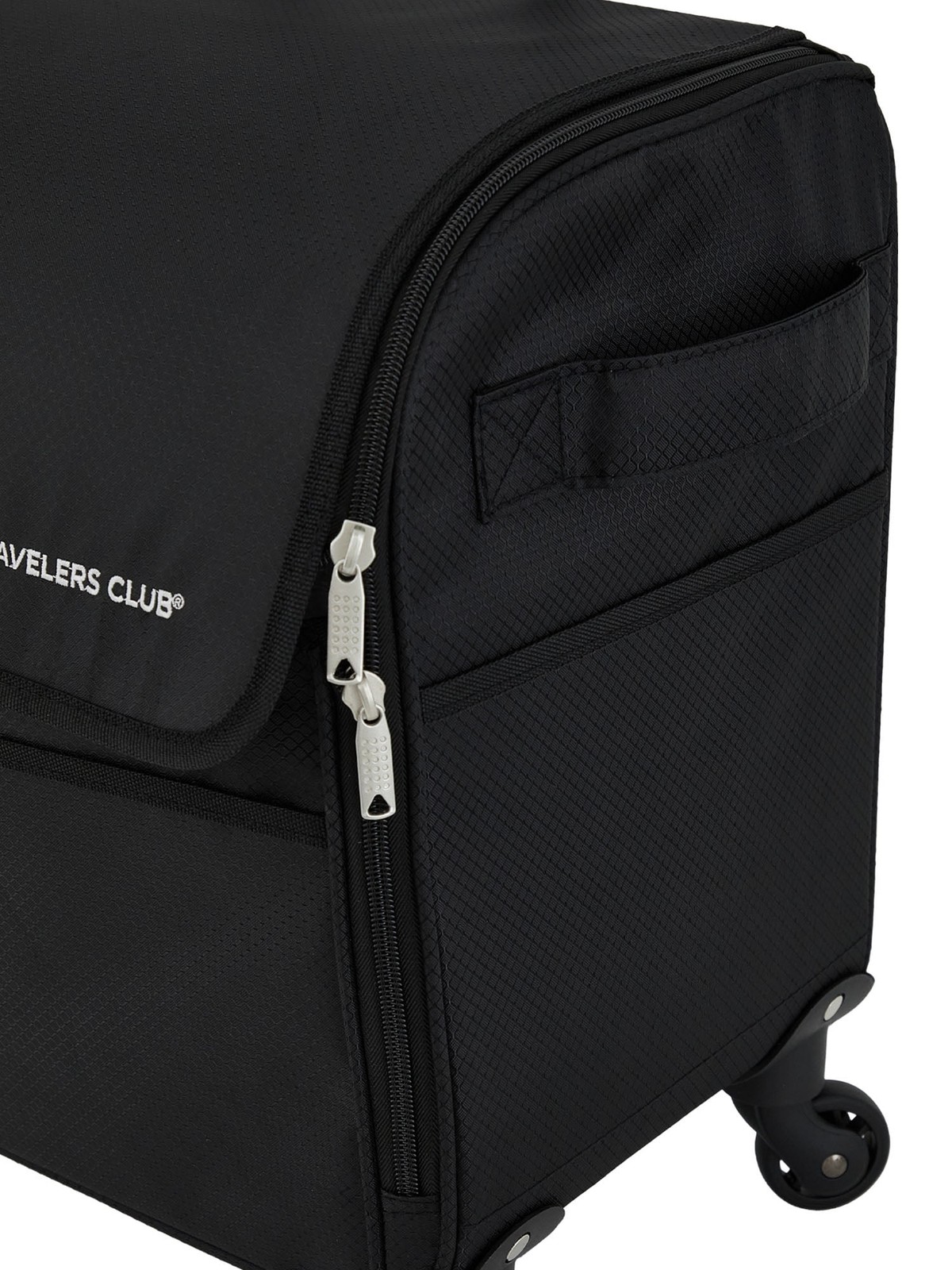 17-inch Travel Rolling 4-Wheel Sewing Machine Bag, Black