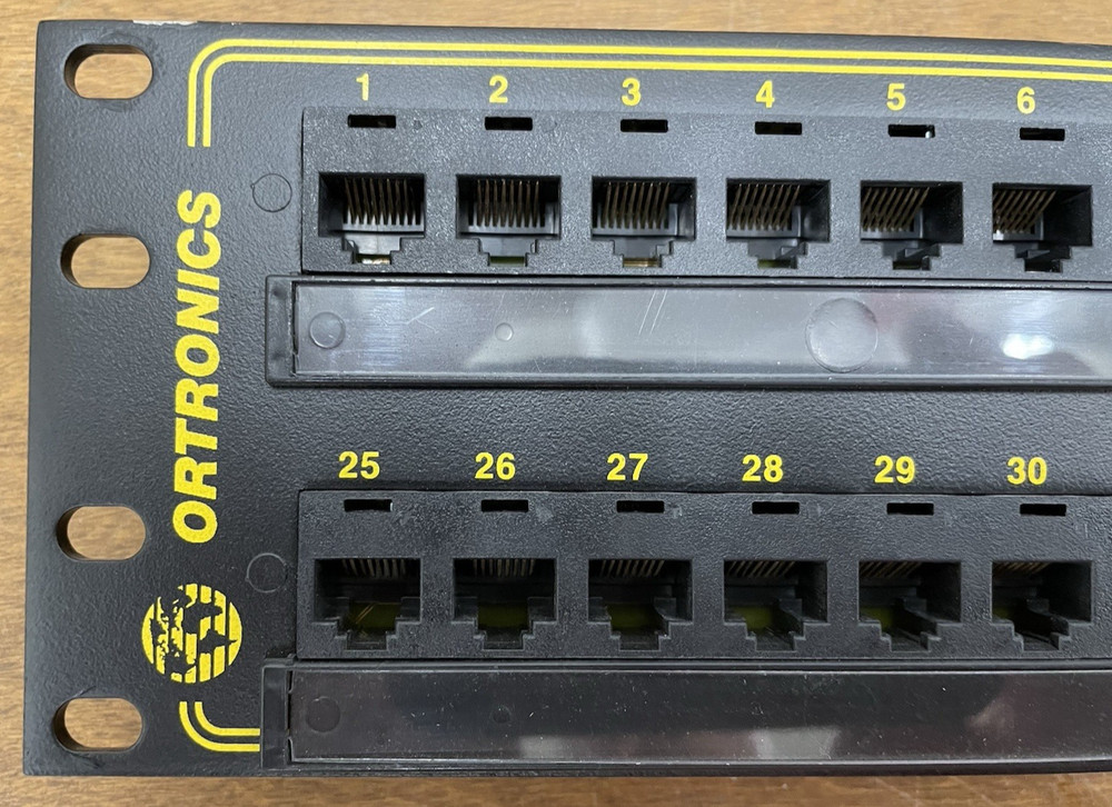 Ortronics OR-851044791 Category 5 48-Port Patch Panel Rack