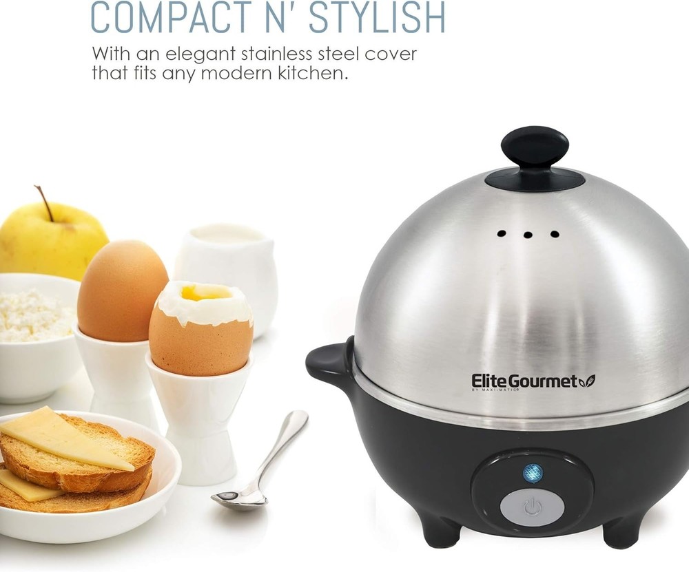 Versatile Egg Cooker with Poaching and Auto Shut-Off - Effortlessly Perfect Eggs