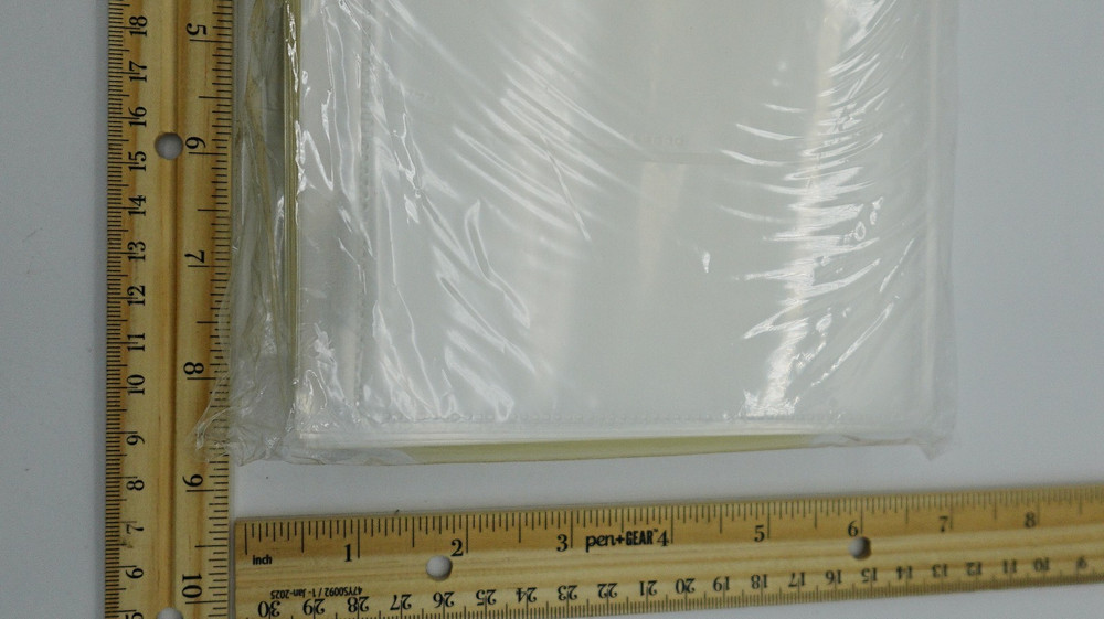 50-pcs 100 Capacity Clear CPP Plastic Sleeves for CD DVD Storage Protection