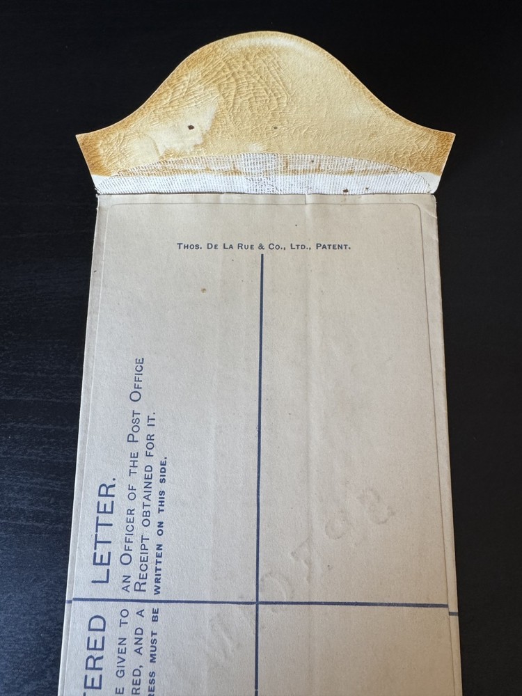 Mauritius - KGV Specimen 20c Reg. PSE Postal Stationery Envelope