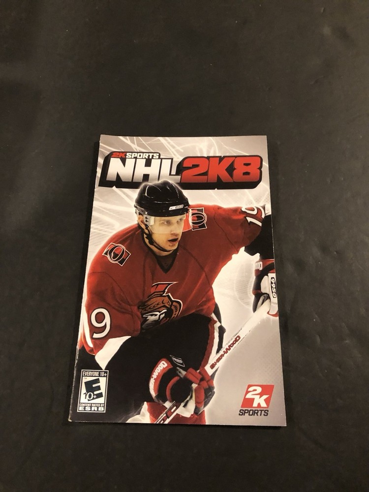 nhl 2k8 ps2 Manual only