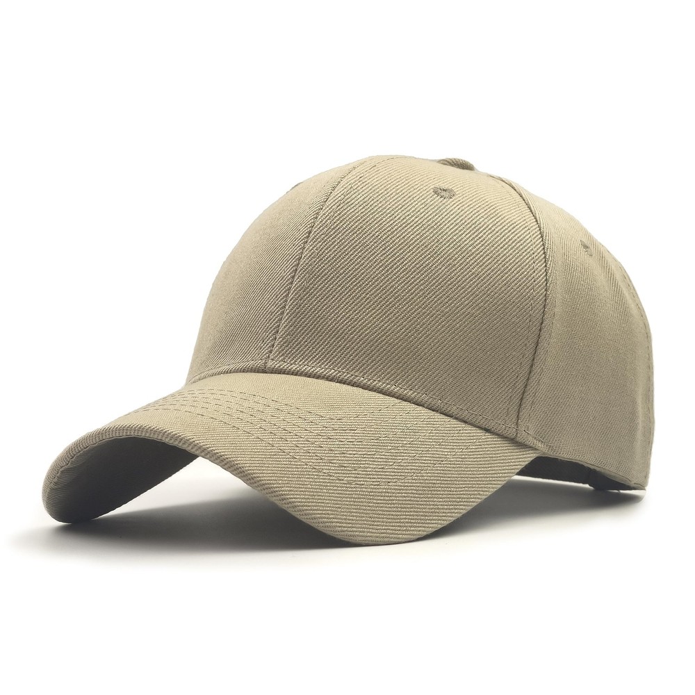 Utmost Structured Baseball Cap with Adjustable Closure - One Size, 1pc Khaki