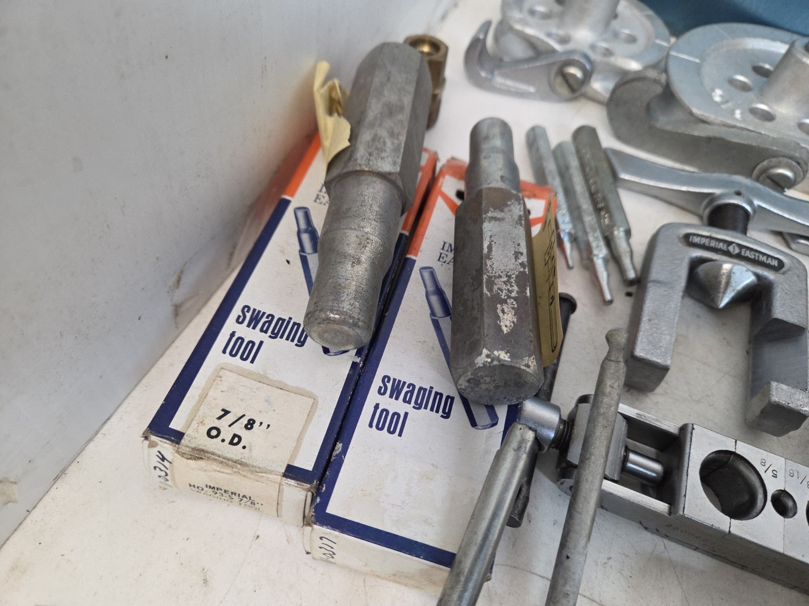 Imperial Eastman Tubing Bender Kit Set Lot In Metal Case