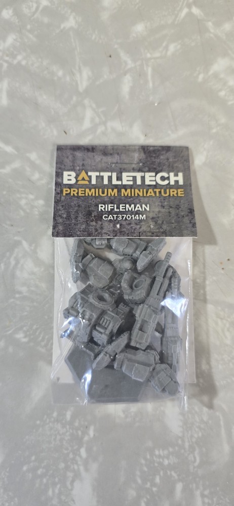 Battletech Premium Rifleman Plastic Miniature Catalyst Game Labs New