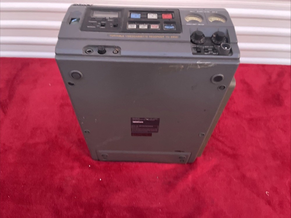 Sony U-Matic S SP VO-8800 Portable Videocassette Recorder Untested