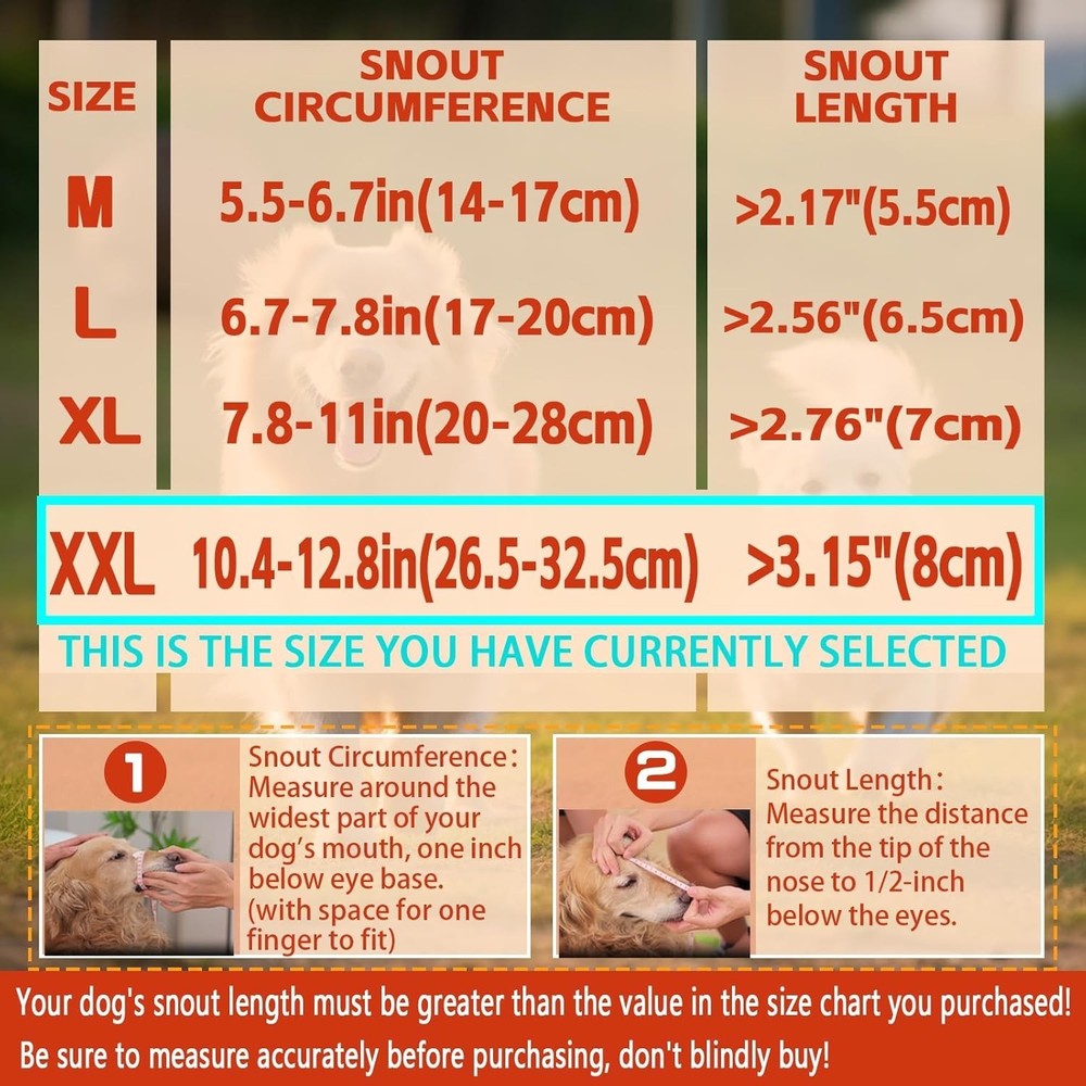 Dog Muzzle, Soft No Barking Bite Mesh Muzzles For Large Sized Dogs Anti Chewing,