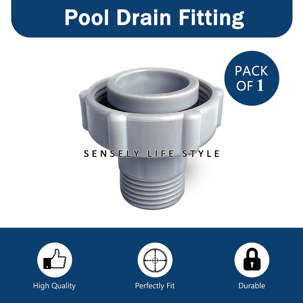 P6A1420 Swimming Pool Drain Fitting US Replacement Compatible with Coleman Pools