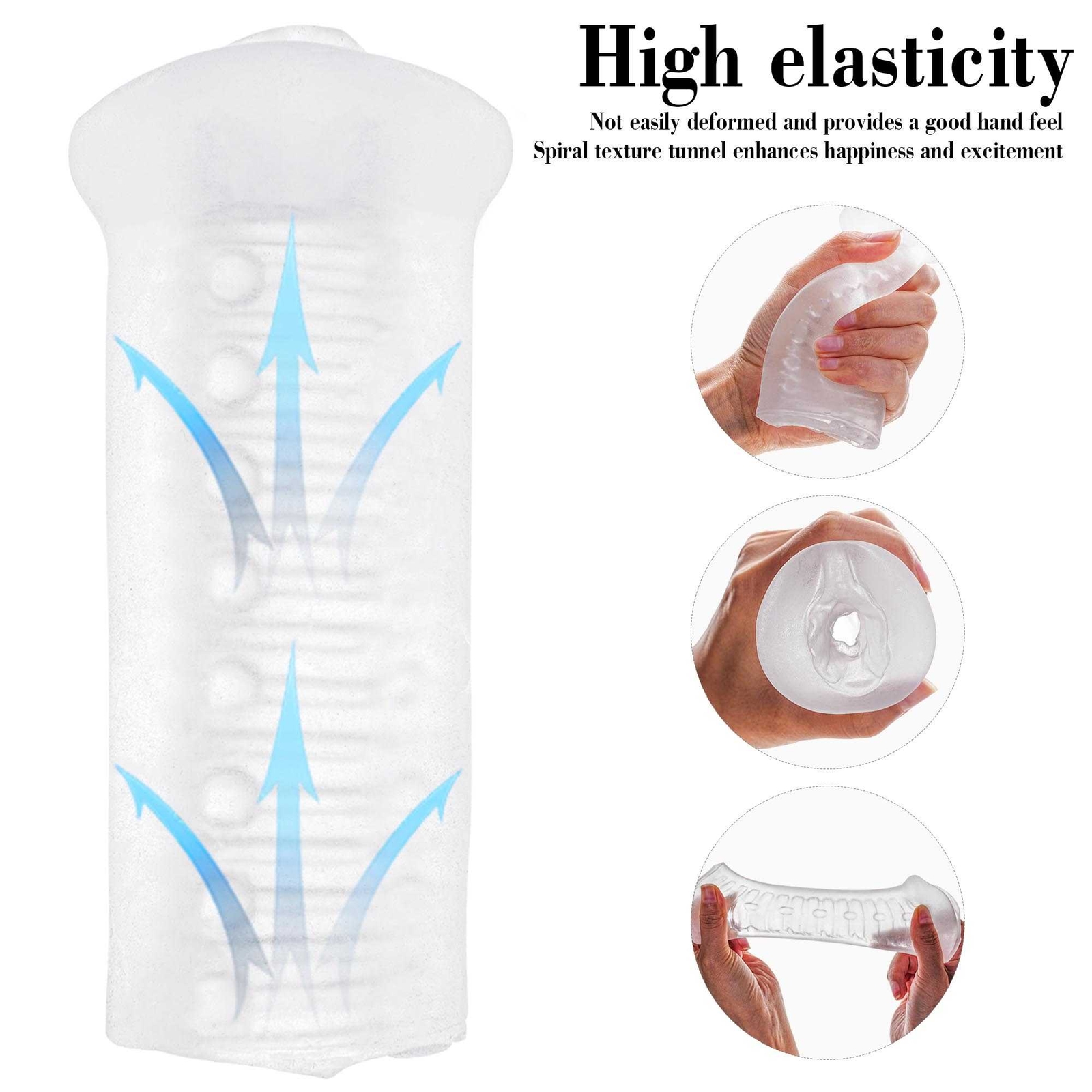 Male Sleeve Silicone Replacement Donut Sleeve for Penis Pump Vacuum Men Enhancer
