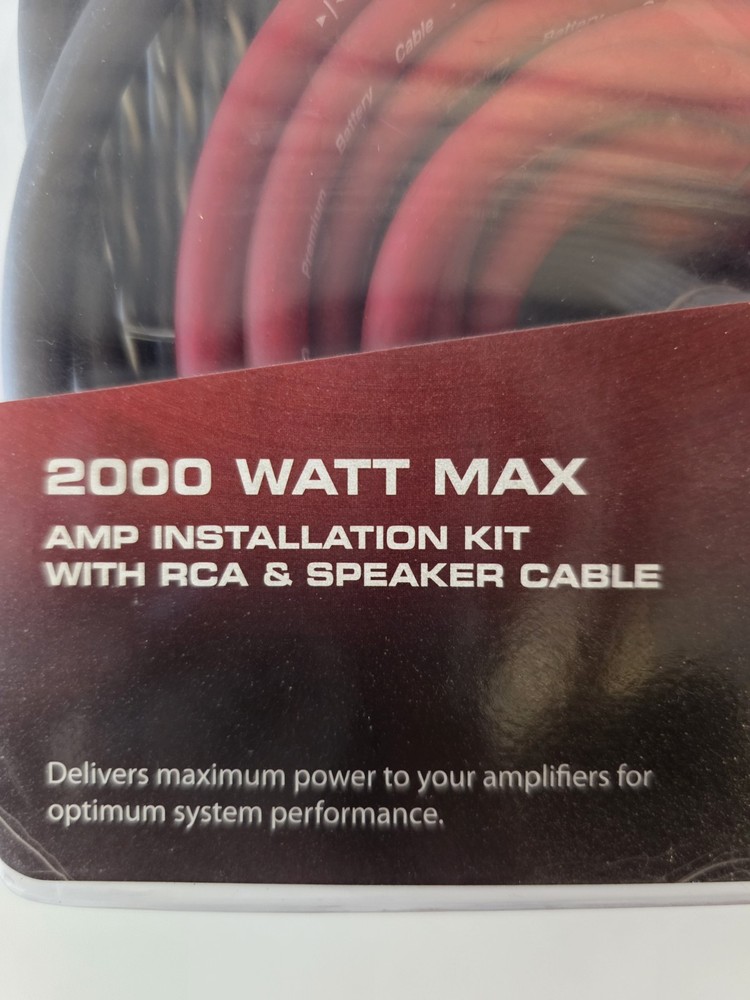 Bella 2000 Watt Amp Install Kit