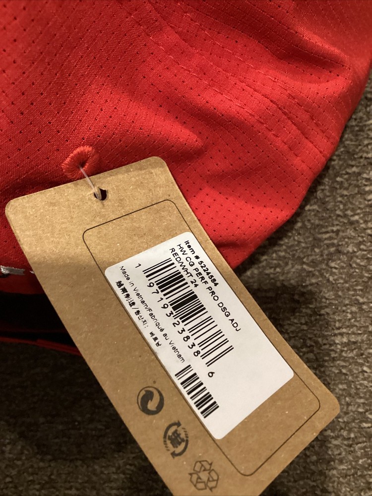 Callaway Golf Odyssey Putters Adjustable Hat New $35 Tag Red