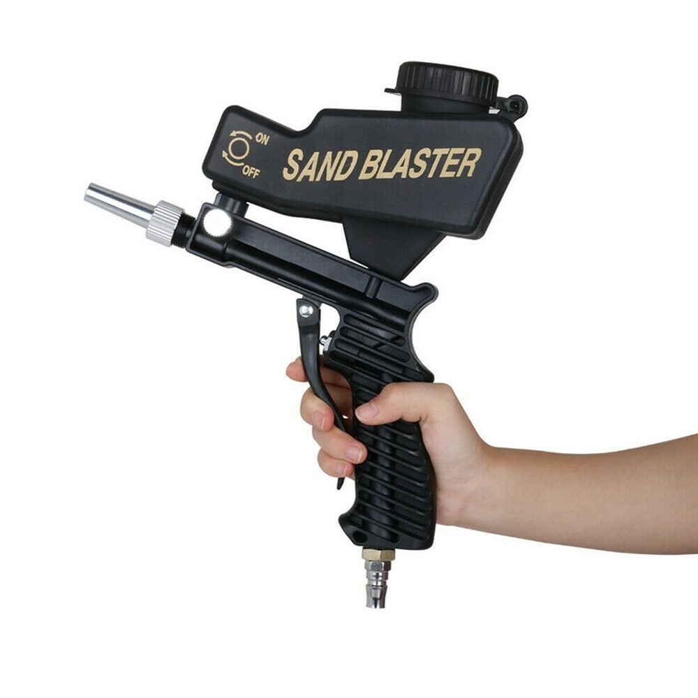 Portable Handheld Small Air Sandblasting Spray Machine Gravity Sand Blaster Tool