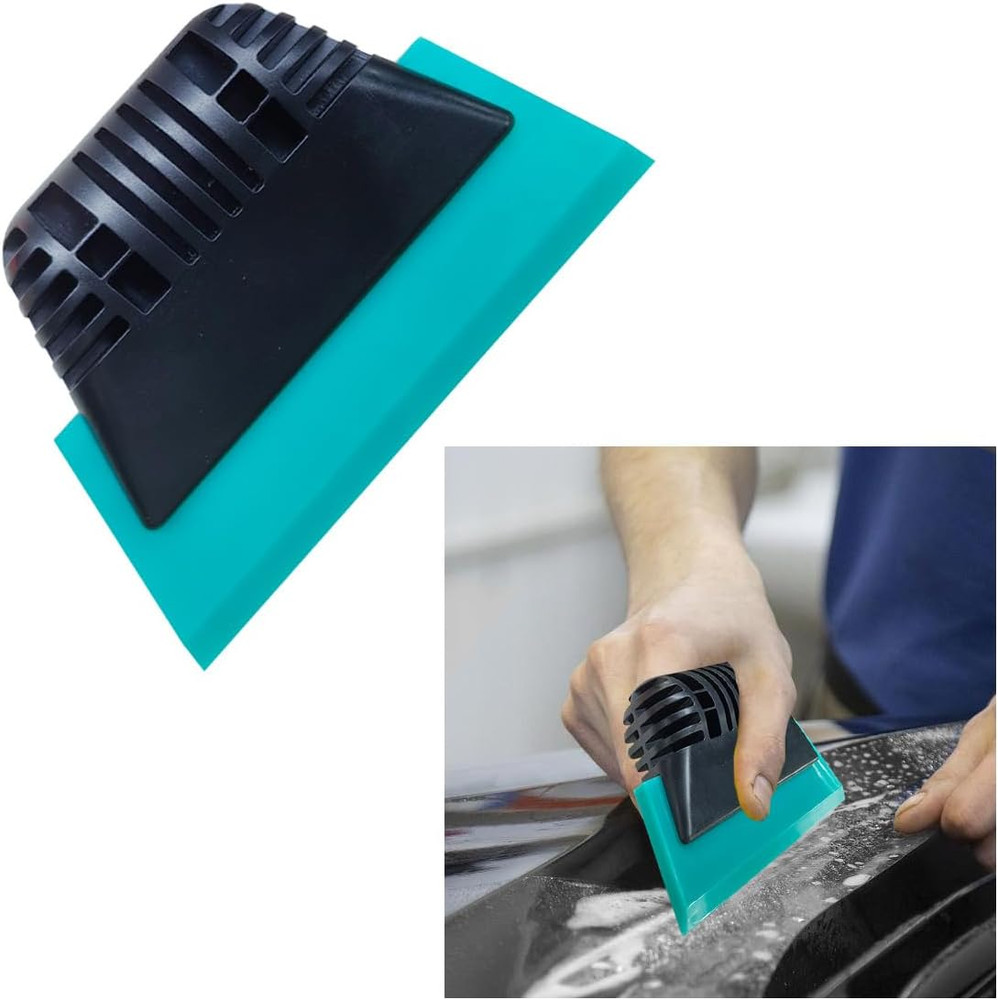 Small Squeegee, PPF Window Tint Squeegee, Rubber Non-Slip Handle Tint Squeegee,