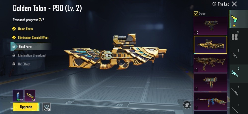 PUBG Mobile X-Suit, Glider, Vehicle, Weapon, Set, Level, Special Effect Bundle