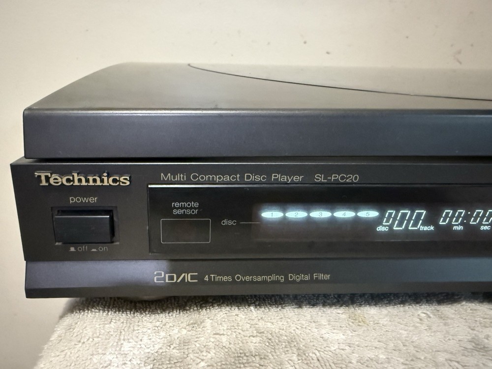 U28755 Technics SLPC20 5 Disc CD changer Read The Description Before Yo G3D