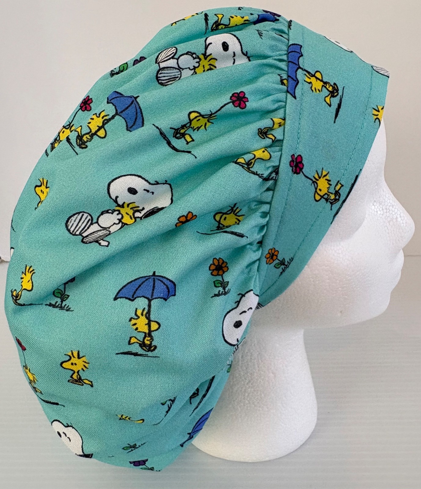 Snoopy Themed Print Size Large Medical Bouffant Scrub Cap Surgery Hat