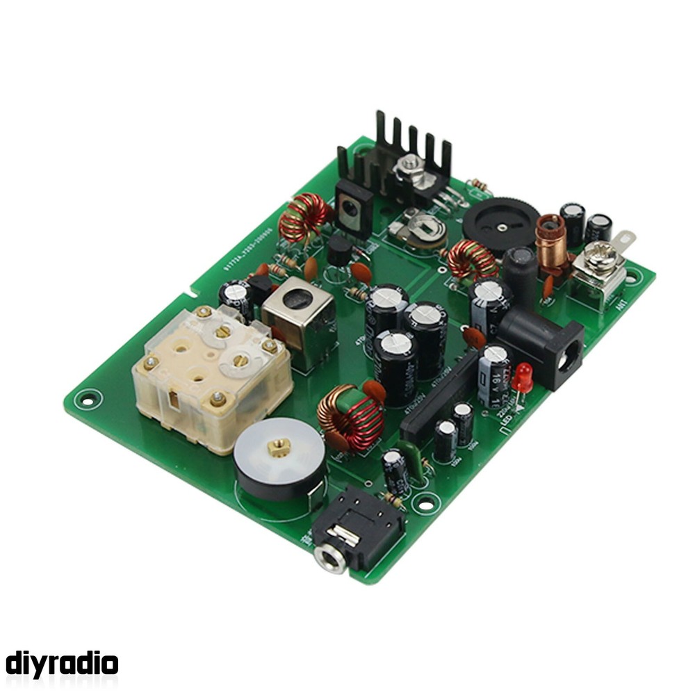 Micro-Power Medium Wave Transmitter Board Assembled For Testing Crystal Radio