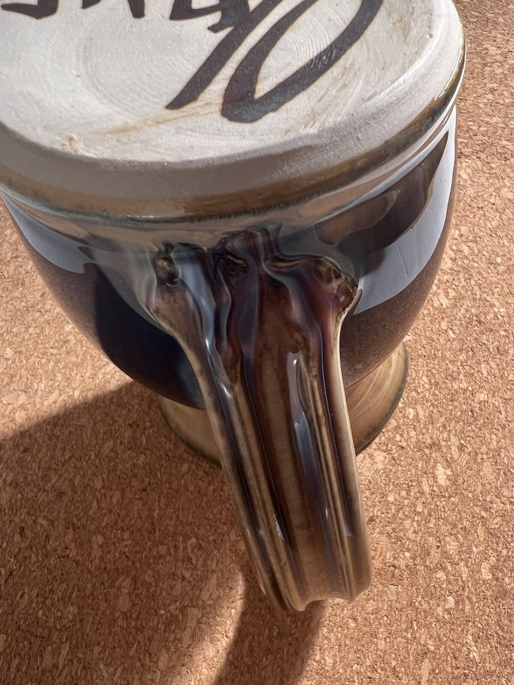 Gregg Olson Studio Stoneware Pitcher. Signed. 6” High